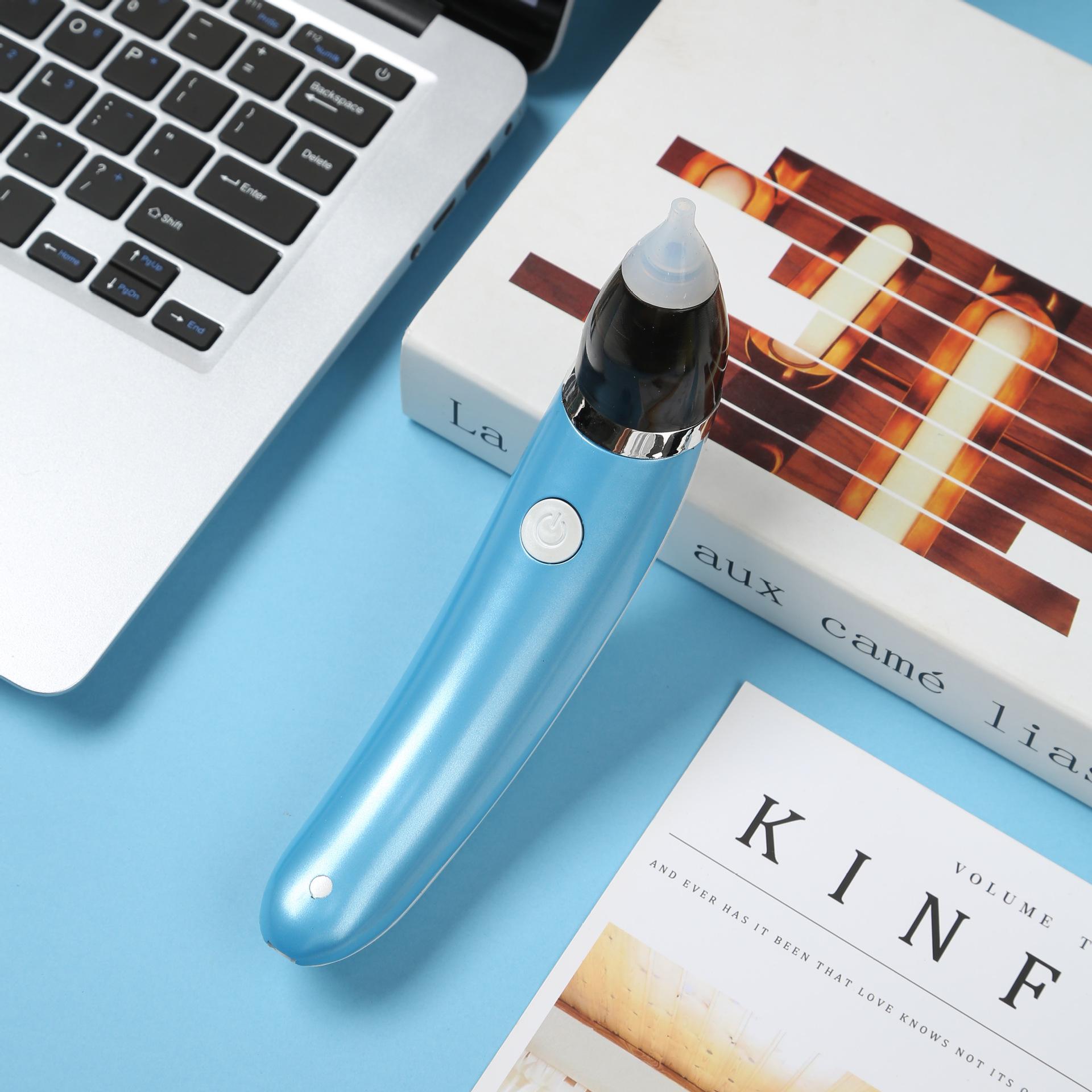 

Детский назальный аспиратор, электрическая присоска для носа, очиститель слизи, перезаряжаемая автоматическая присоска для младенцев с 5 уровнями всасывания 1pc