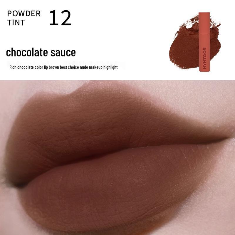 HYNTOOR Black Rabbit Matte Mist Macaron Lipstick – Student-Friendly Lip Gloss