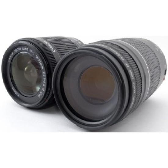 POUŽITÝ Canon EOS Kiss X9i Double Zoom Kit Digitální zrcadlovka s Wi-Fi & Bluetooth + Nová SD karta