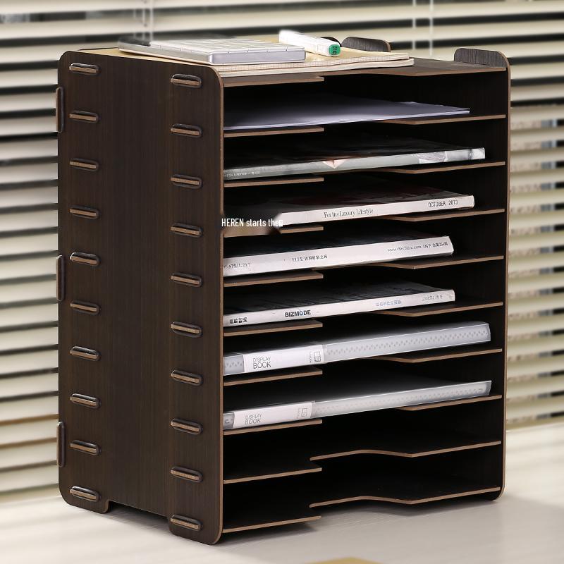 

Багатоярусний настільний органайзер для файлів та стелаж для зберігання