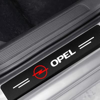 Carbon Fiber Car Door Threshold Protector Stickers Waterproof For Astra J G Insignia Corsa D Vectra C Zafira a Auto Gadgets