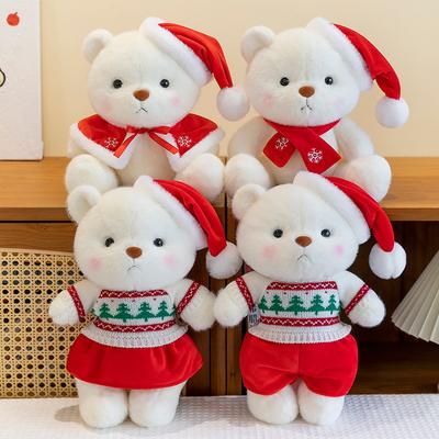 Neues Weihnachtsgeschenk Bärenpuppe Niedlicher Teddybär Plüschtier Greifautomat Puppe Dekoration Geschenk