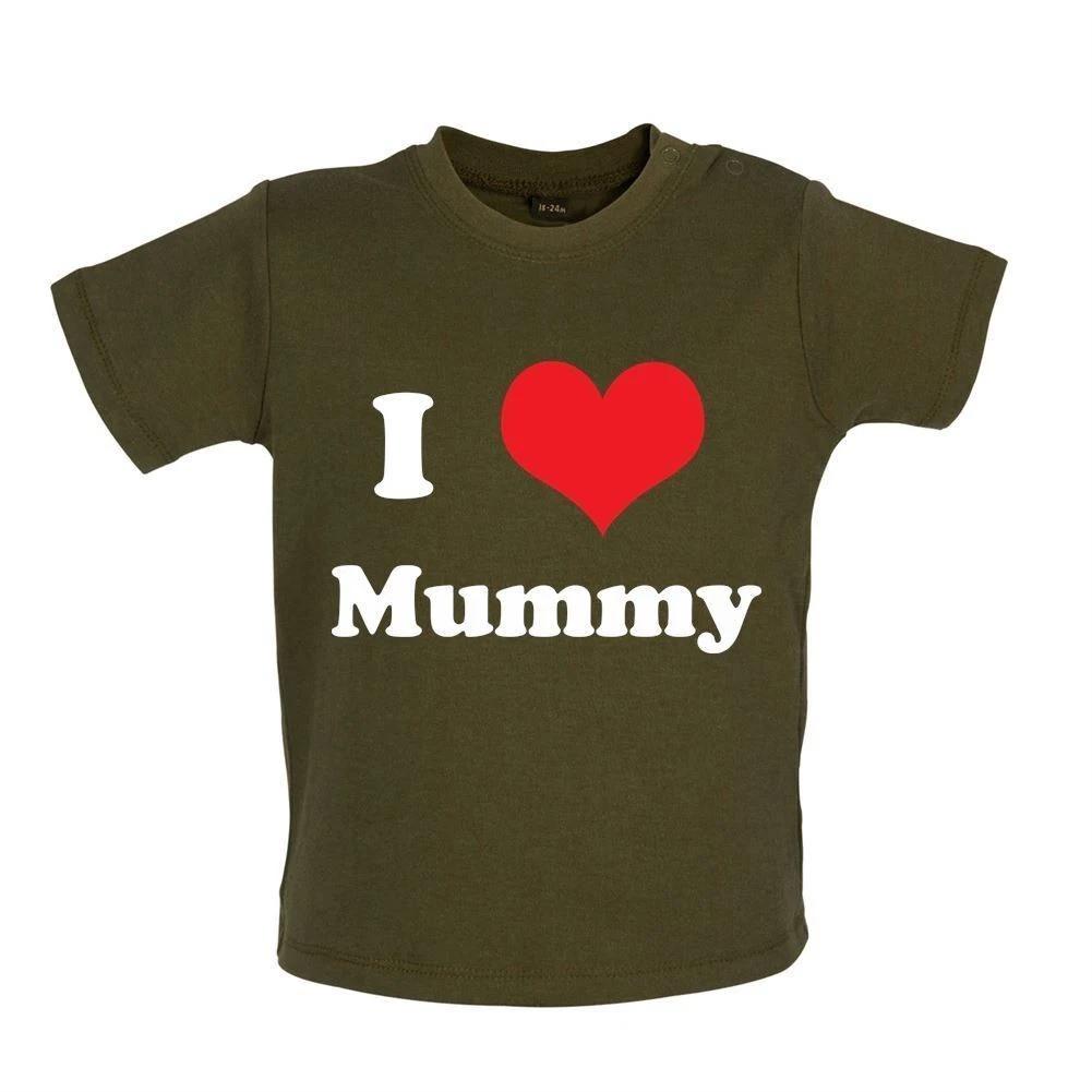 

I Love Mummy - Baby Kids Boys Girls Unisex T-Shirt / Babygrow - Mothers Day Mum Cute Newborn baby Boy 160