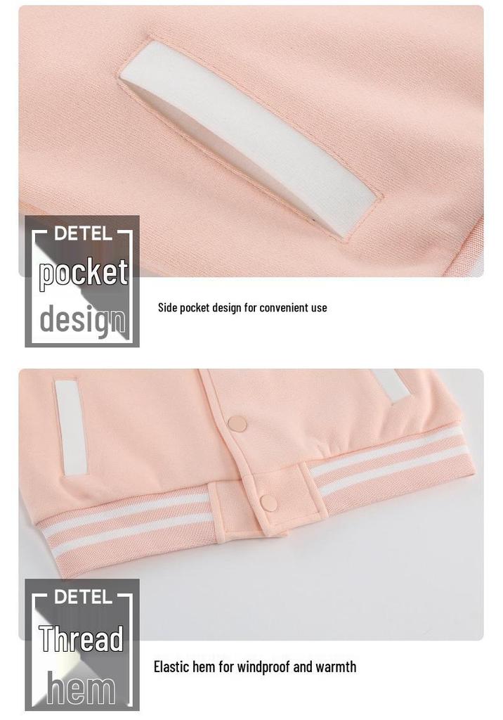Children's Autumn/Winter Baseball Jacket - 2026 New Thickened Casual Outerwear for Boys and Girls.