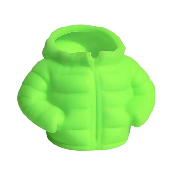 Down Jacket-Shaped Pen Holder Creative Desk Organizer for Makeup Brushes And Stationery Creative Unique School Supplies