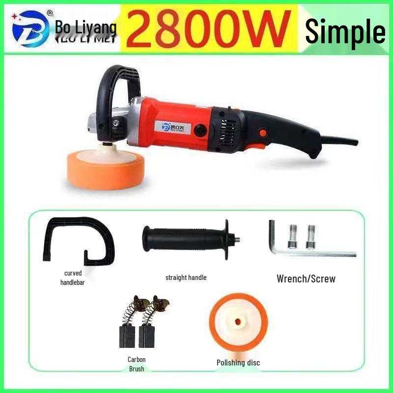 Electric Mini Car Polisher Waxing Tool for Scratch Repair and Household Use