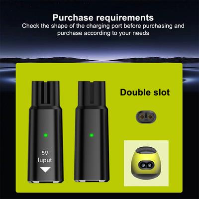 1Pcs Charger Converter 5V Type-C Shaver Adapter For  Oneblade Qp2724 Qp2834 Qp1424 Qp1924 Qp4631 Beard Trimmer