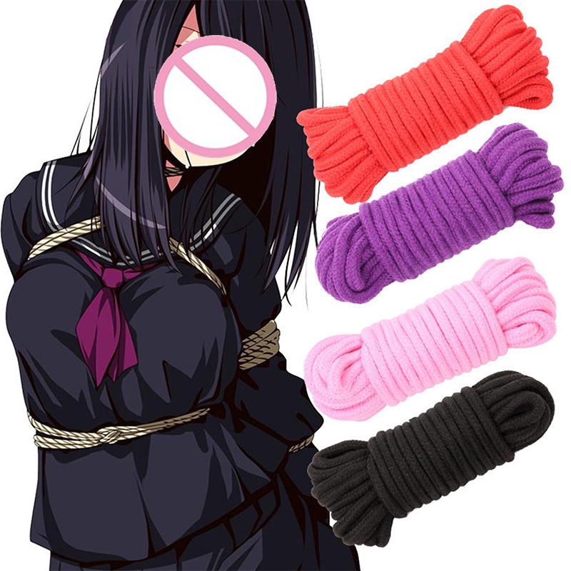 Hochwertiges Japanisches Bondage-Seil Erotisches Shibari-Accessoire Zum Binden Fesselndes Fesselwerkzeug Zum Berühren Festbinden Spaß Rollenspiel