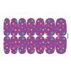 Waterproof Full Cover Party Nail Stickers - Colorful Designs (YMY2057-2072)