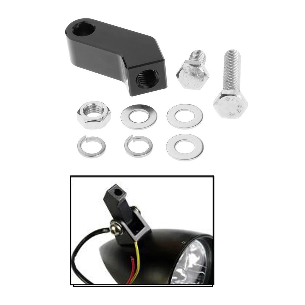 Motor Headlight Mounting Block Bracket 3/4 .D Sturdy and Reliable