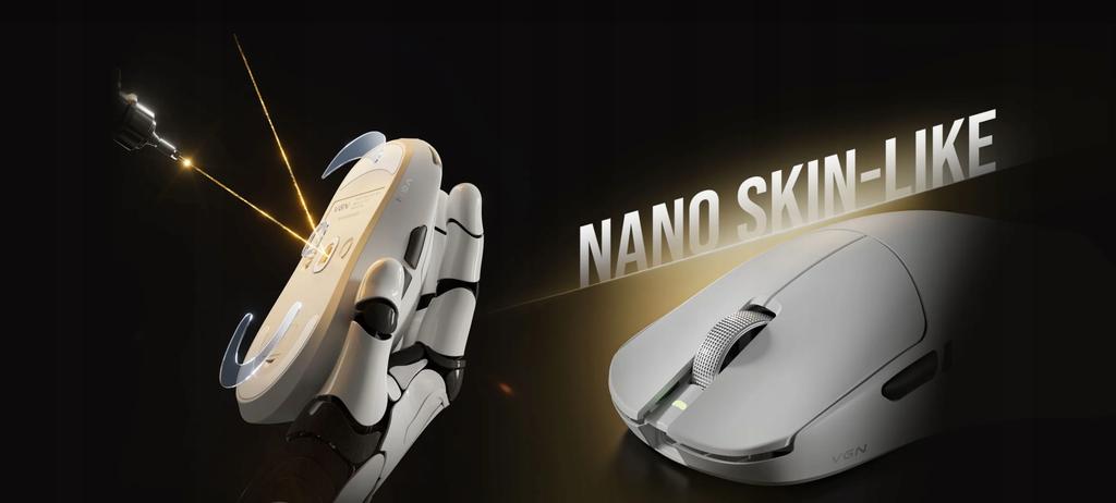 Mysz Gamingowa VGN Y2 ULTRA Wireless, 42g biała lekka PAW3950 bezprzewodowa