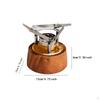 Alcohol Furnace Backpacker Cooking Burner Capacity 220 ml Camp for Kitchenware
