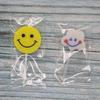 Independent OPP Bag Cute White Cloud Smiley Face Candle Creative Party Yellow Cartoon Smiley Face Wax