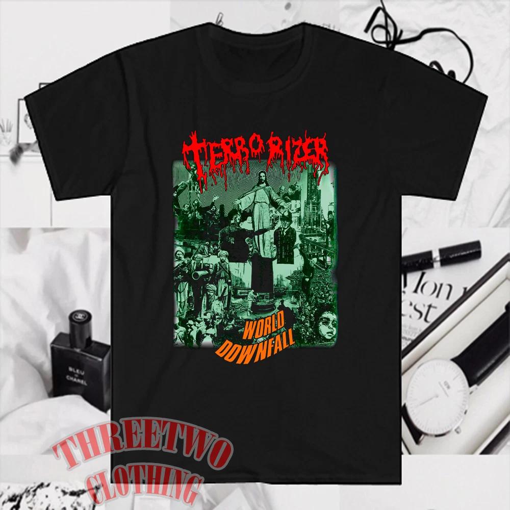 Terrorizer World Downfall Classic Old School Men s Black Size S to 5XL 3XL