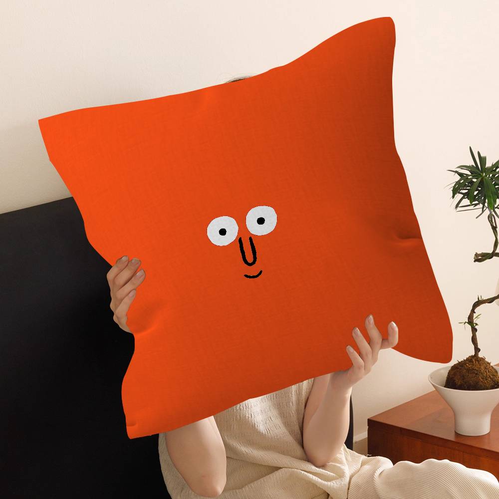 Art J-Jean J-Jullien Cute Lucky Dragon Pillow Cover Sofa Cushion Cover Home Room Decoration Children Gift