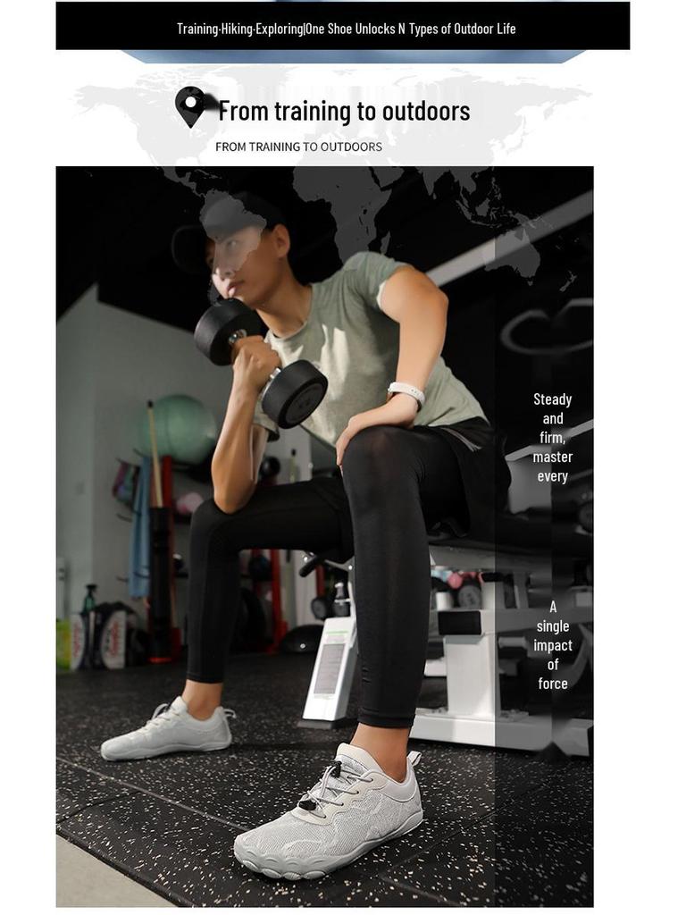 Breathable Wide Toe Barefoot Shoes: Non-slip, Lightweight, Outdoor Casual & Yoga Fitness Training