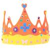 Montessori Kids DIY Arts Hats Handicrafts Queen Crown Head Band Hair Band Craft Hat Toy  Gift