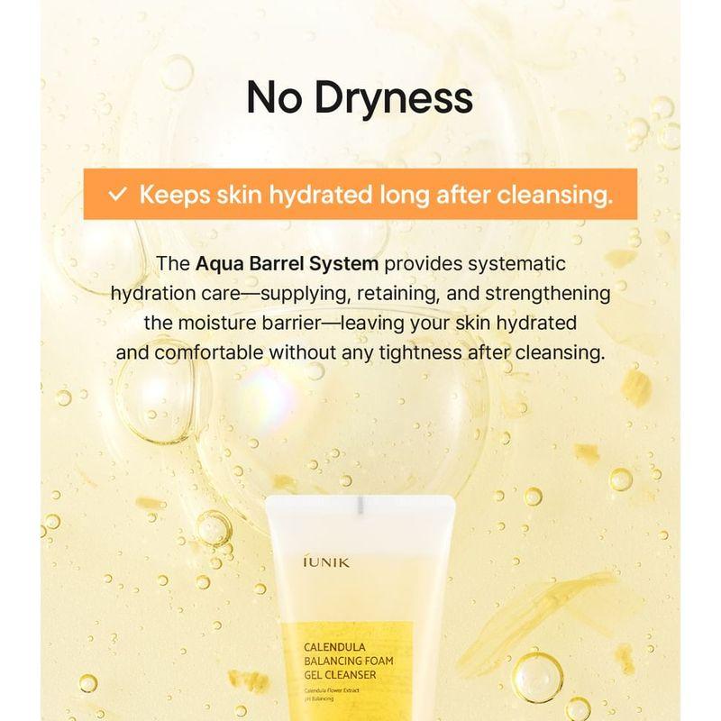 IUNIK Calendula Balancing Foam Gel Cleanser