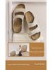 Nama Shoku Pan - Velcro Two-Strap Thick Sole Sandals 4.5CM