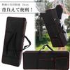 A'sTool 61-Key Keyboard Case, Water-Repellent, Shock-Resistant, 600D, 2-Way Backpack/Shoulder Bag, 1cm Thick Cushion, Black