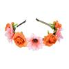 Sunflower Headband Flowers Hairhoop for Women and Girls Garland Hair Accessories for Photography Props Music Festival