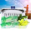10PCS Soft Frog Lure Kit Stainless Steel Topwater Frog Baits Set Durable Fishing Set Bass Fishing