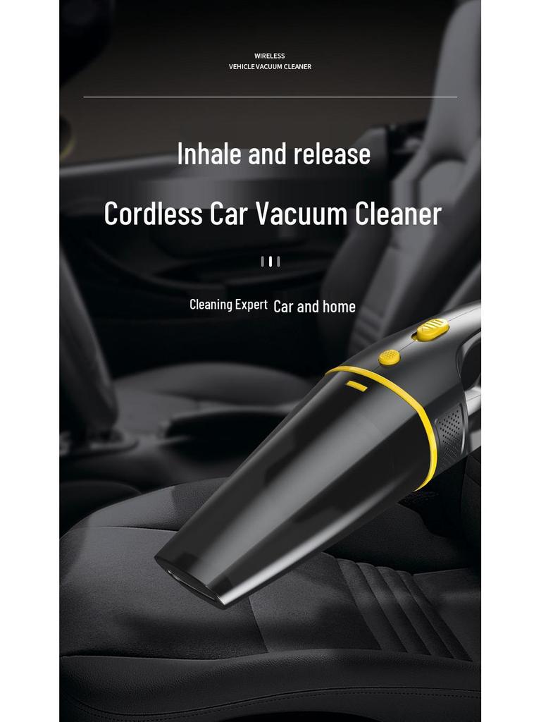 Dual-Use High-Power Mini Handheld Portable Vacuum Cleaner for Car and Home