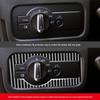 Copertura Telaio Interruttore Fari in Fibra di Carbonio per Interni Volkswagen Touareg 2011-2018