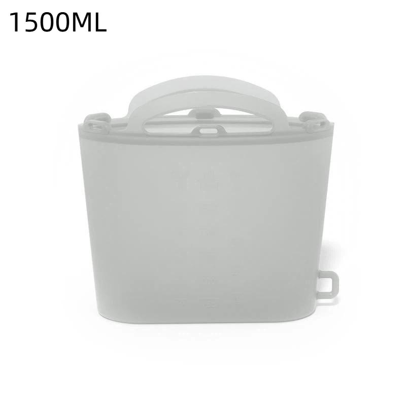 Saco Congelador 1000 1200 1500Ml Auto Selante À Prova de Vazamento Reutilizável Saco para Conservar Fresco Para Piquenique Refrigeração de Alimentos