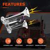 12V 600DB Upgraded Air Horn Dual Trumpets, Super Loud Train Electric Horn Kit with Air Compressor Compatible with 12V vehicles Trucks Trains Boats