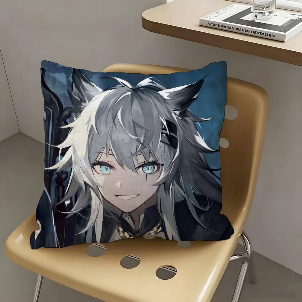 1pc Game A-rknights L-appland Pillow Case Fashion Square Pillowcase Bedroom Sofa Room Ins Decoration Leisure