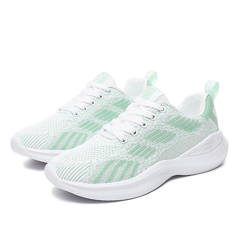 Spring and summer mesh breathable student casual running sneakers lightweight shock-absorbing soft-soled racing shoes