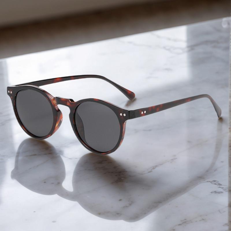 Attractive Glasses Men's Retro Round Polarized Sunglasses Wo Classic Gifts Sun Glasses Fashion All Seasons Driving Shades
