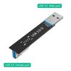 USB3.0 D Expansion Card D Type Male to Female Connector Plug Adapter For Wide Compatibiliy Computer Connection USB3.0-D