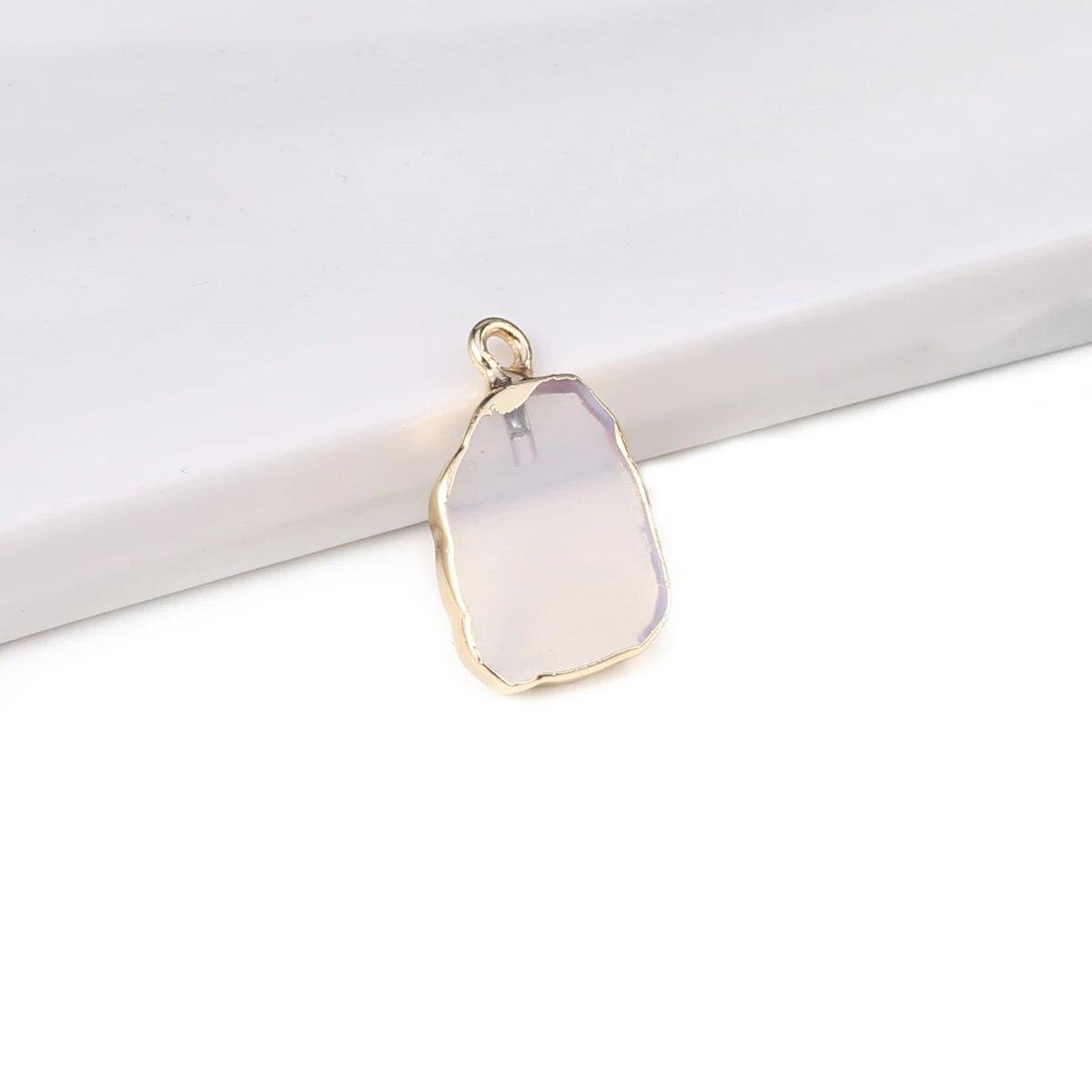 2 шт. небольшой кулон из натурального камня бирюза/обсидиан нерегулярный квадратный кулон для изготовления ювелирных изделий DIY серьги браслет аксессуар 20x12x2-3mm