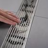 1 Roll 196.85inch Cutable Shower Drain Hair Catcher, Self-Adhesive Floor Drain Stickers, Disposable Mesh Sink Strainer Filter For Bathroom