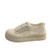 Lace Women's Summer Breathable Canvas Shoes Niche Design Casual Board Shoes White Shoes
