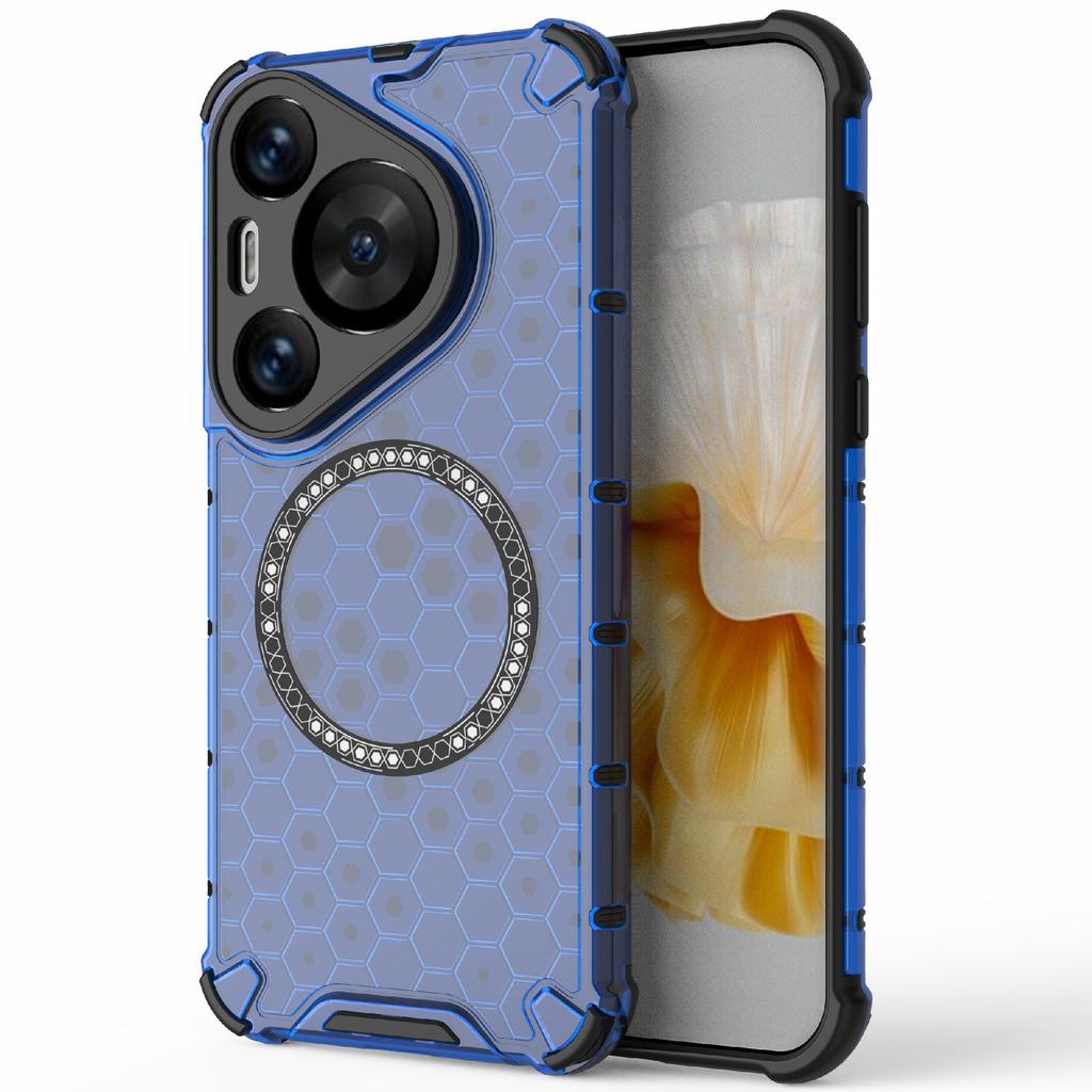 For Huawei Pura 70 Pro/70 Pro+ Honeycomb Case Slim TPU+PC Phone Cover Magnetic Case