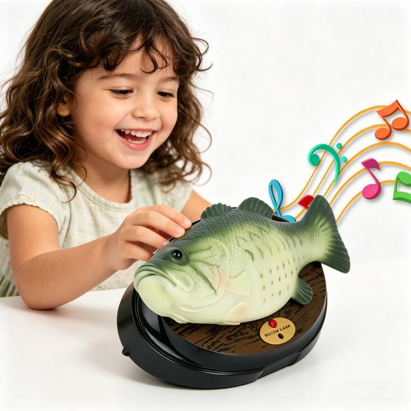 Elektronischer Spielzeugfisch mit Berührungssensoren und emotionaler Interaktion für Kinderunterhaltung