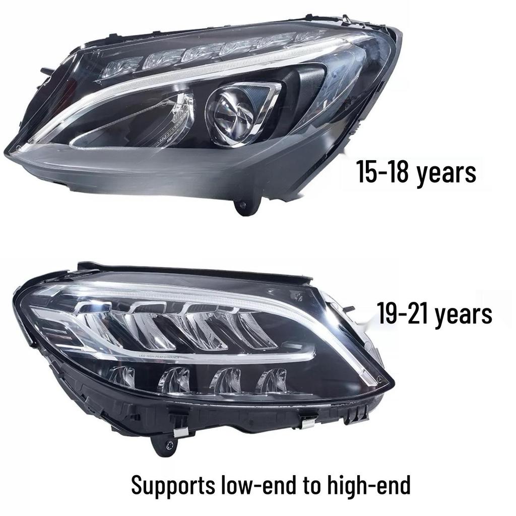 Compatible Headlight Assembly for Mercedes-Benz C-Class (2007-2021) C260/C300/C200