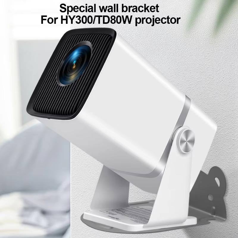 Supporto Multifunzione per Proiettore a Fascio Supporto da Parete per Proiettore Staffa Metallica Compatibile con Proiettore HY300 TD80W