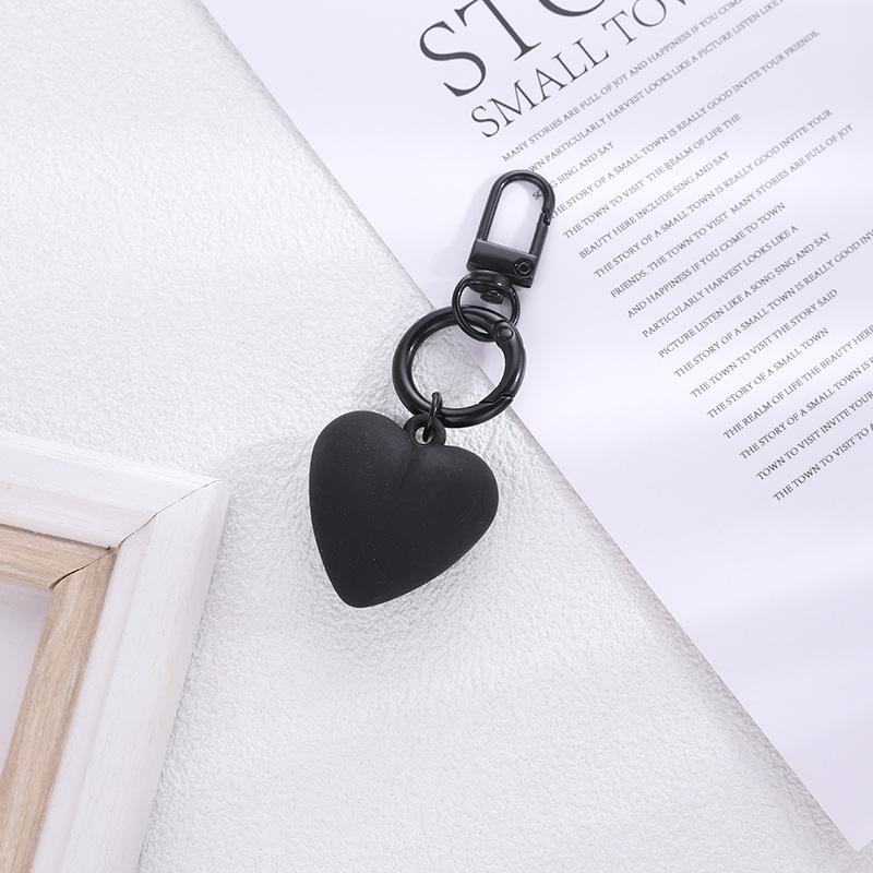 Summer Dopamine Candy Color Resin Love Keychain Pendant, Bag Accessories Pendant Creative Versatile