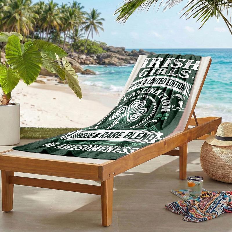 Irish Fashion Beach Towel: Ideal for Summer Adventures Soft, absorbent and quick drying suitable for swimming and bathing