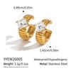 Xia Ling 18K Gold Stainless Steel No-Piercing Ear Cuff Earrings - European & American Style