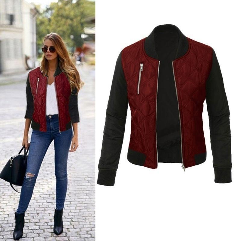 maroon bomber jacket womens