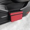 Car Trash Can, Foldable Multifunctional Hanging Storage Box Trash Can with a Roll of Garbage Bag, Multi Pocket Design Suitable for Car, Home, and
