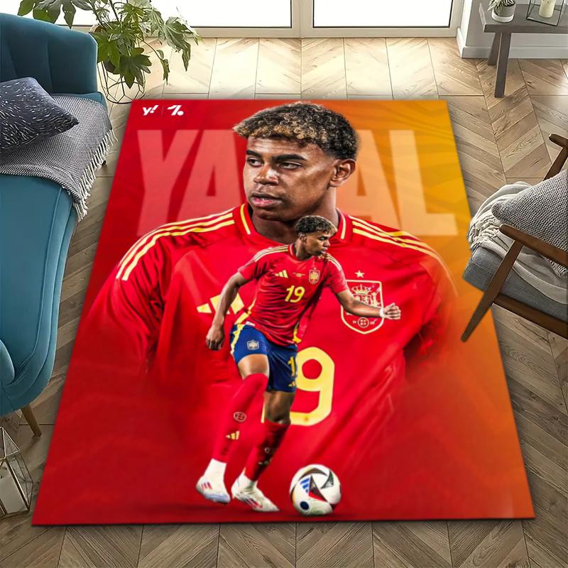 FC Barcelona's Lamine Yamal Young Player of the Year carpet is suitable for living room and bedroom doormats office balcony decorative carpet 9