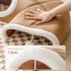Playful Material Cat Tunnel Bed Thicken Warm Brown Grey Tunnel Toy Tube Shape Peekaboo Toy Home Decor