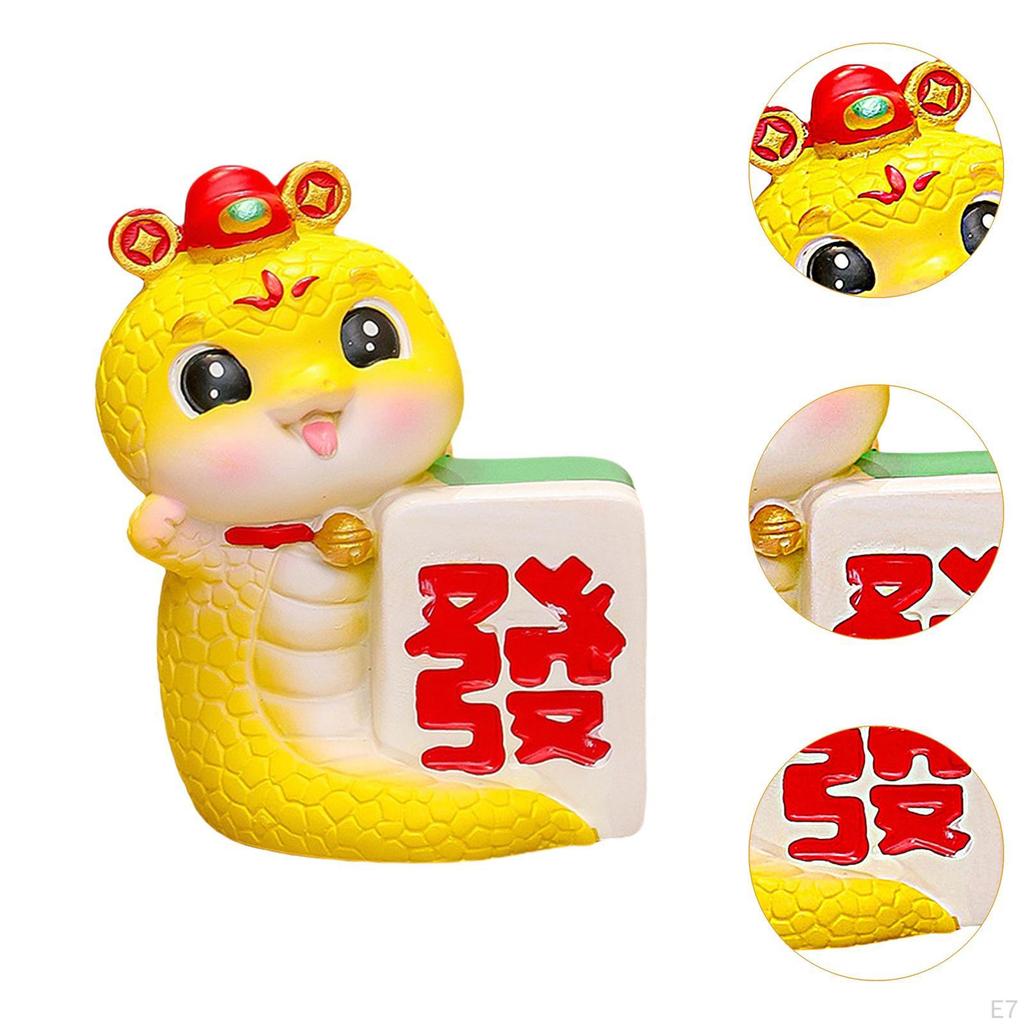 Schlangenfigur Cartoon Ornament Ideales Geschenk Miniaturstatue für Zuhause Party Büro