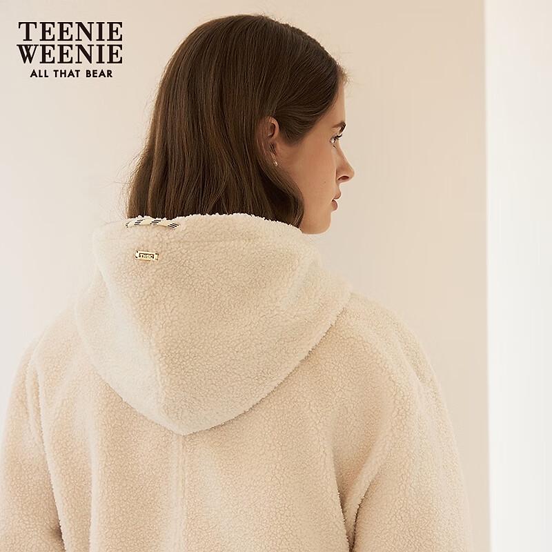 Teenie Weenie Women's Bear Graphic Hooded Sweatshirt